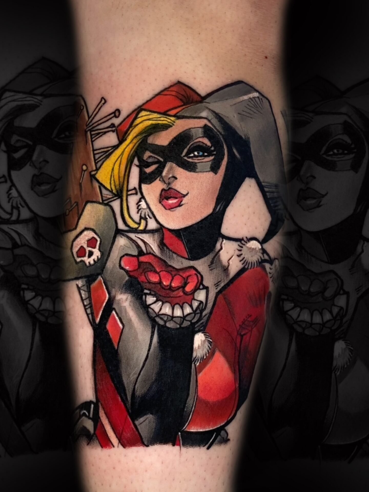 Clown tattoo